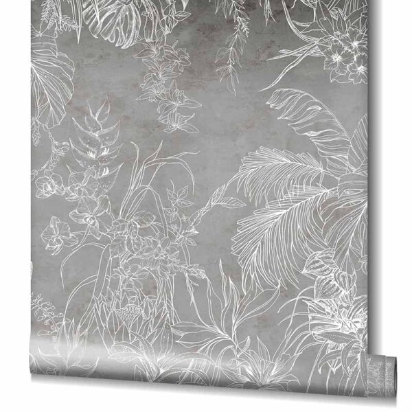Digitaldruck-Tapete Grau, Silber SCHÖNER WOHNEN (32752)