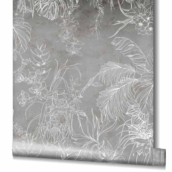 Digitaldruck-Tapete Grau, Silber SCHÖNER WOHNEN (32752)
