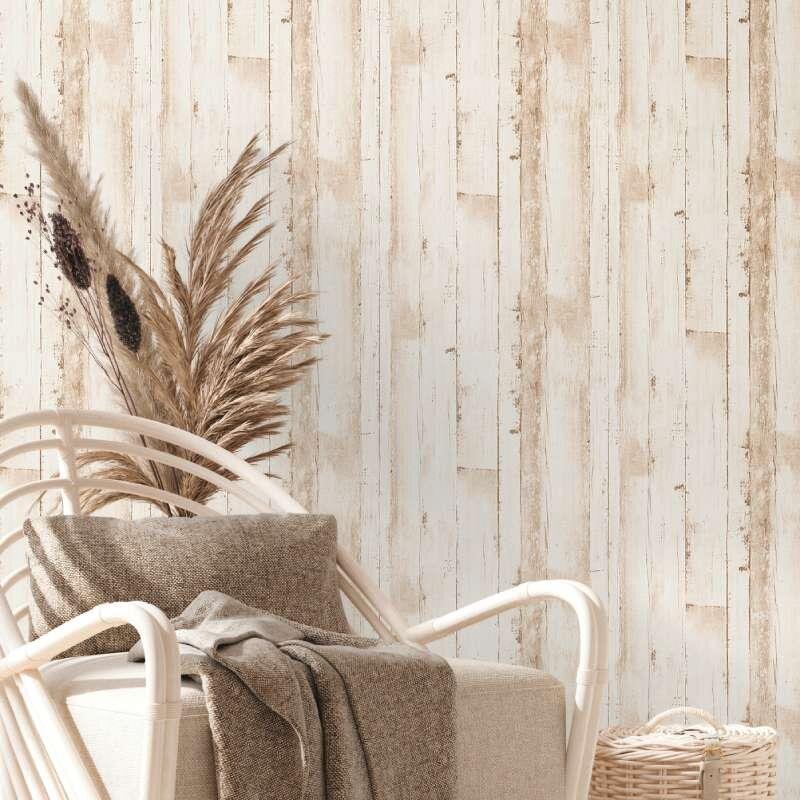 Tapete Beige, Creme, Braun AS-Creation deco Vliestapete (385021)