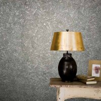 Tapete Schwarz, Anthrazit Marburg Vliestapete (32818)