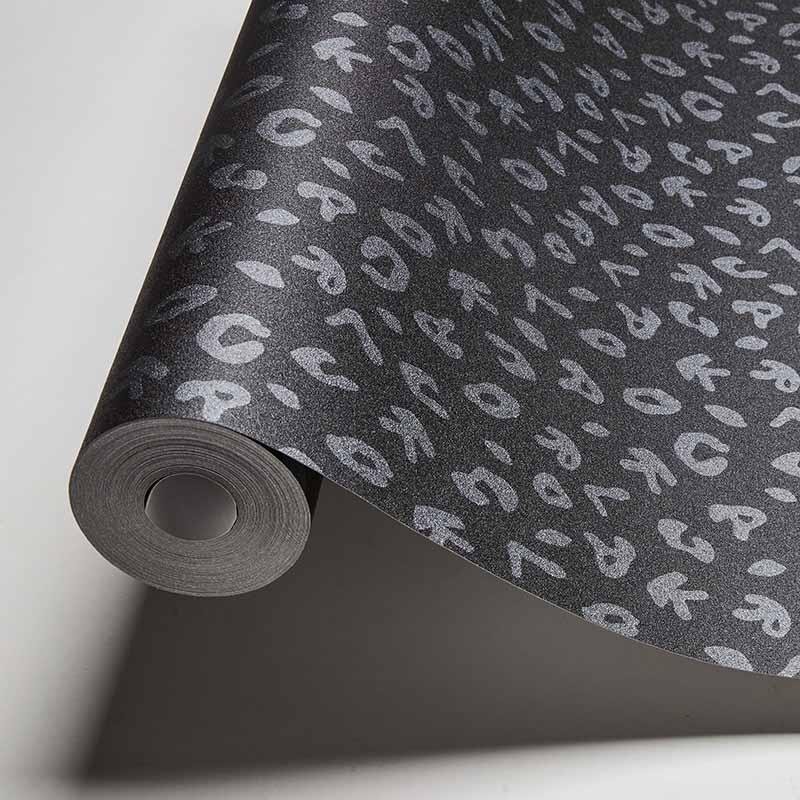 Tapete Grau, Silber, Schwarz, Anthrazit Karl Lagerfeld Vliestapete (378565)