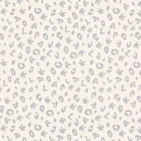 Tapete Grau, Silber, Wei&szlig; Karl Lagerfeld...