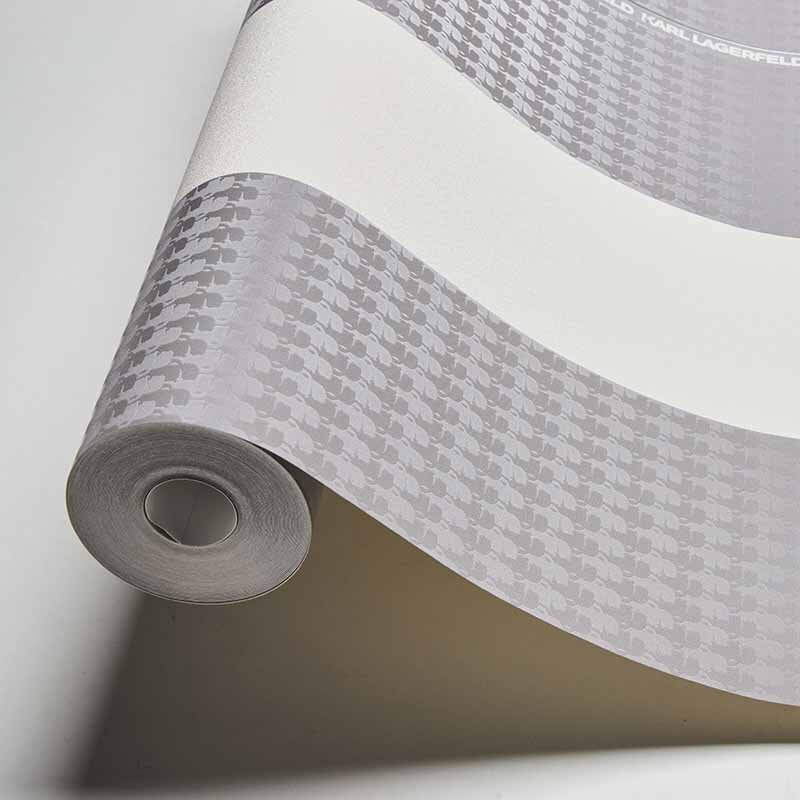 Tapete Grau, Silber Karl Lagerfeld Vliestapete (378485)