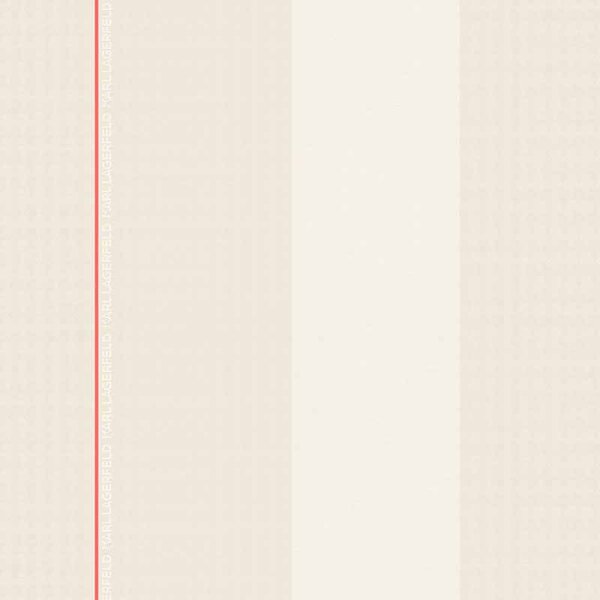 Tapete Beige, Creme, Weiß Karl Lagerfeld Vliestapete (378483)