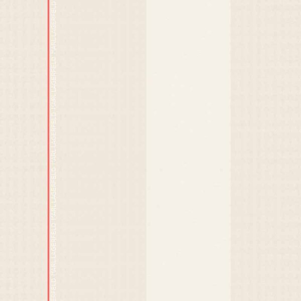 Tapete Beige, Creme, Weiß Karl Lagerfeld Vliestapete (378483)