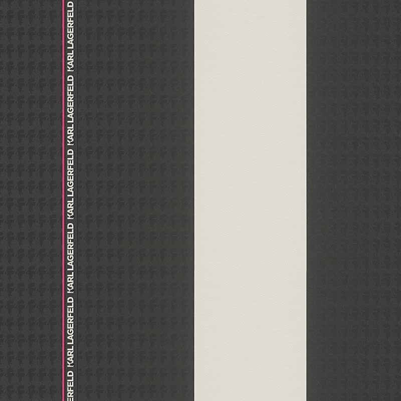 Tapete Schwarz, Anthrazit Karl Lagerfeld Vliestapete (378482)