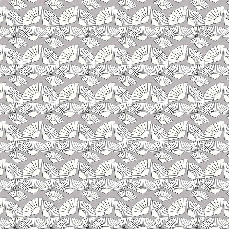 Tapete Grau, Silber Karl Lagerfeld Vliestapete (378471)