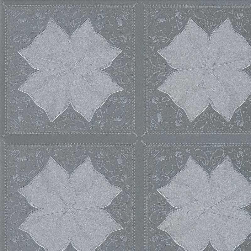 Tapete Grau, Silber Karl Lagerfeld Vliestapete (378455)