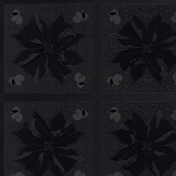 Tapete Schwarz, Anthrazit Karl Lagerfeld Vliestapete (378453)