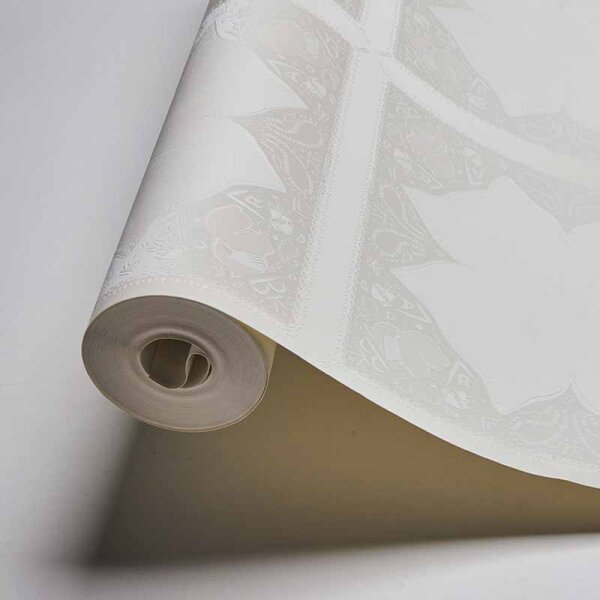 Tapete Beige, Creme, Weiß Karl Lagerfeld Vliestapete (378451)