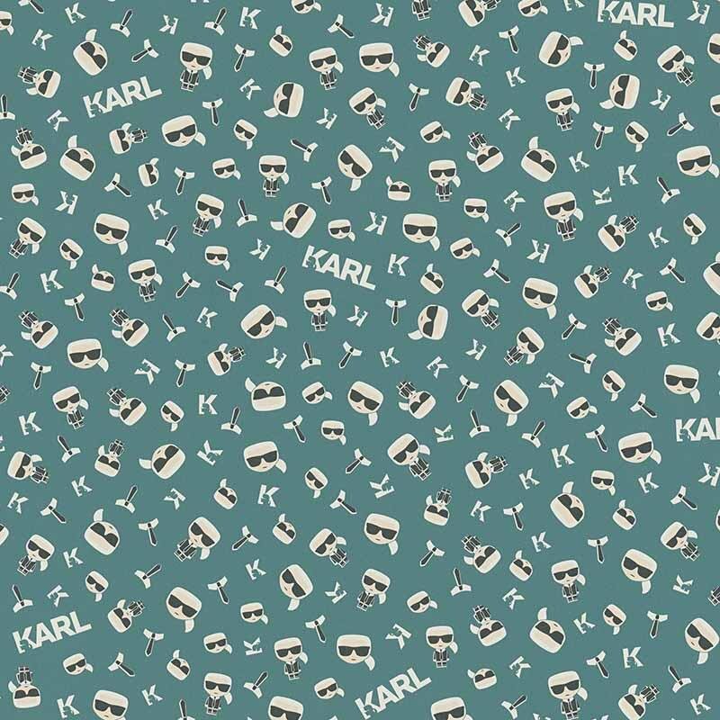 Tapete Blau Karl Lagerfeld Vliestapete (378436)