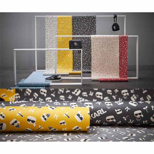 Tapete Rot Karl Lagerfeld Vliestapete (378435)