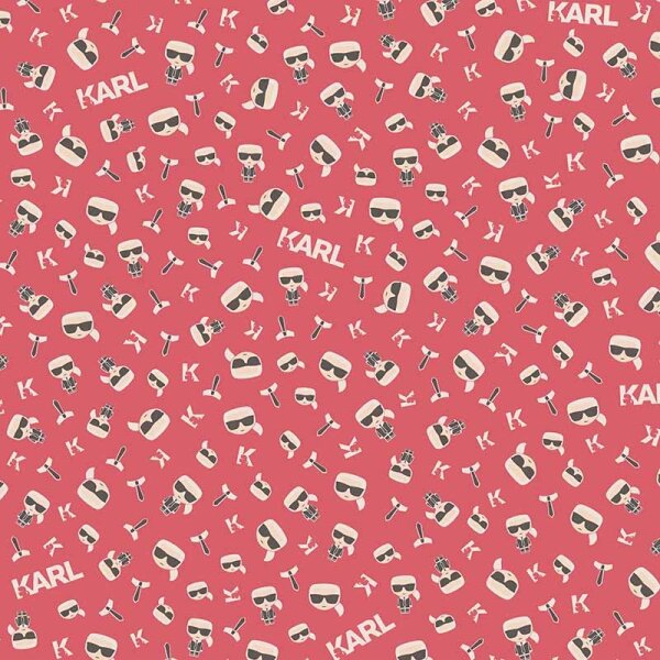 Tapete Rot Karl Lagerfeld Vliestapete (378435)