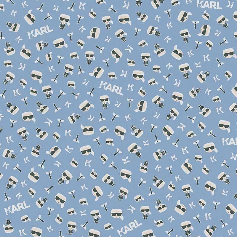 Tapete Blau Karl Lagerfeld Vliestapete (378431)