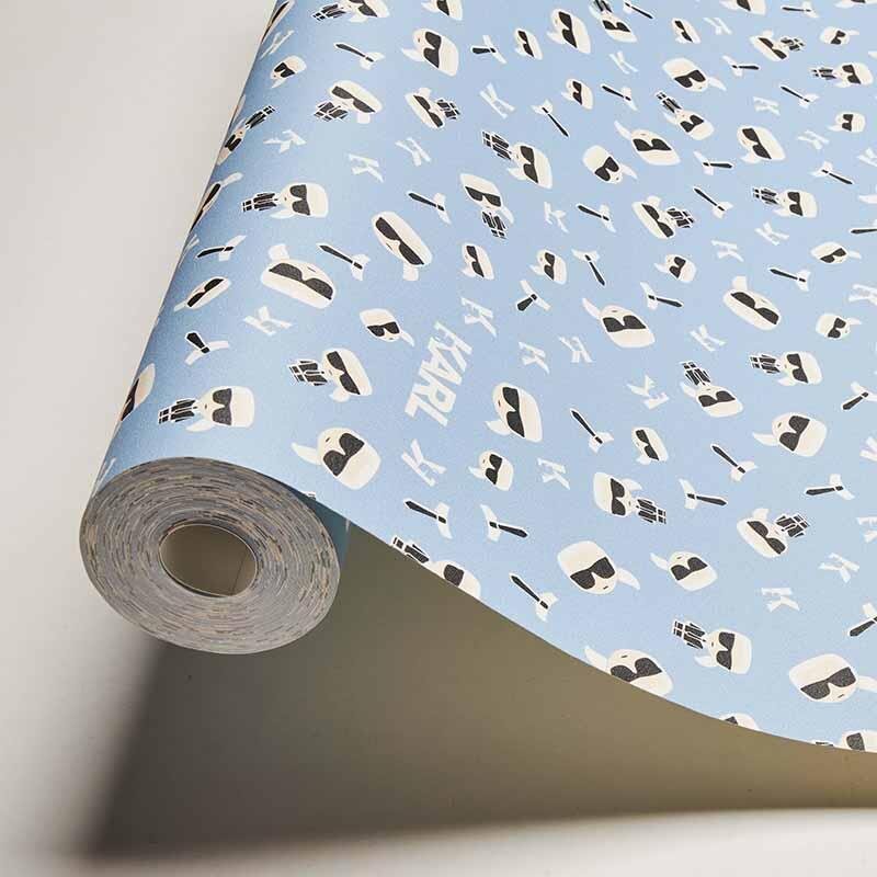 Tapete Blau Karl Lagerfeld Vliestapete (378431)