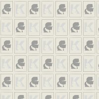 Tapete Grau, Silber, Wei&szlig; Karl Lagerfeld...