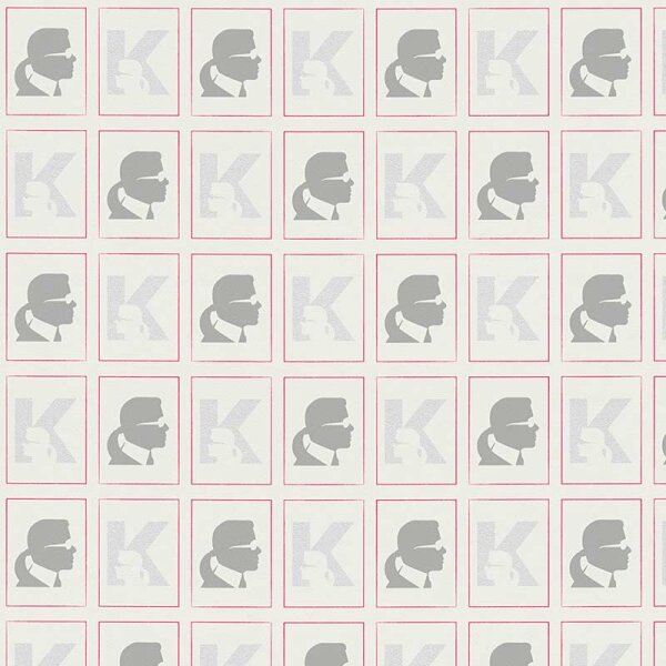 Tapete Weiß Karl Lagerfeld Vliestapete (378421)