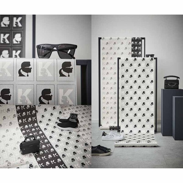 Tapete Weiß Karl Lagerfeld Vliestapete (378421)