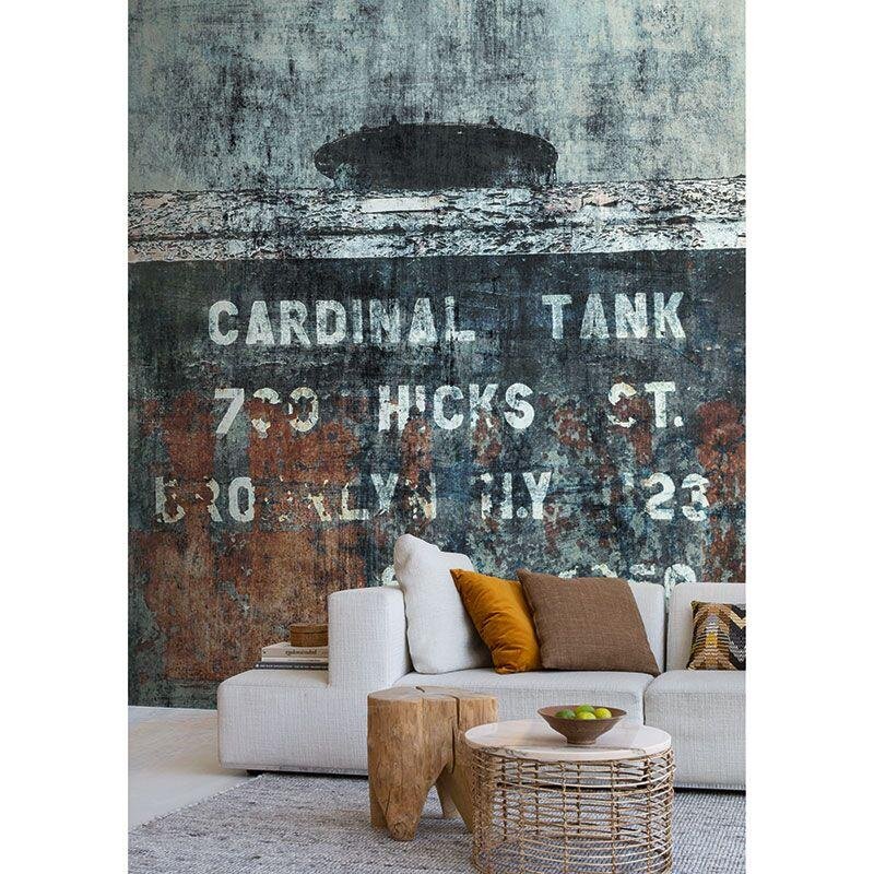 Digitaldruck-Tapete Blau, Grau, Silber Rasch (429787)