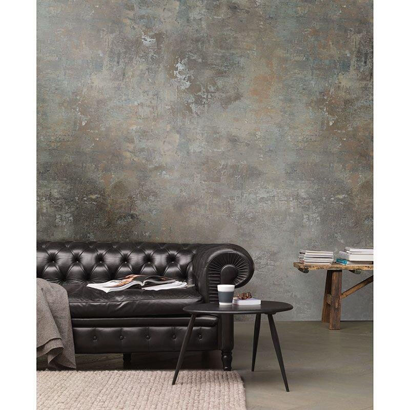 Digitaldruck-Tapete Grau, Silber, Schwarz, Anthrazit Rasch (429664)