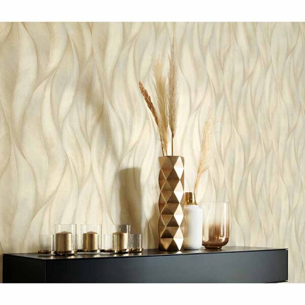 Tapete Beige, Creme Guido Maria Kretschmer Vliestapete (1014814)