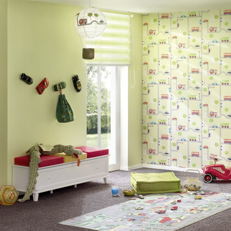 Tapete Grün, Bunt AS-Creation Papiertapete (936322)