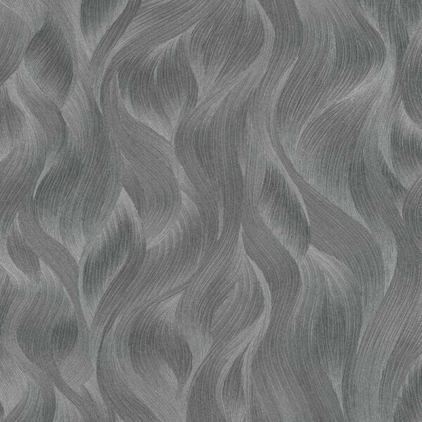 Tapete Schwarz, Anthrazit ELLE DECORATION Vliestapete (1015147)