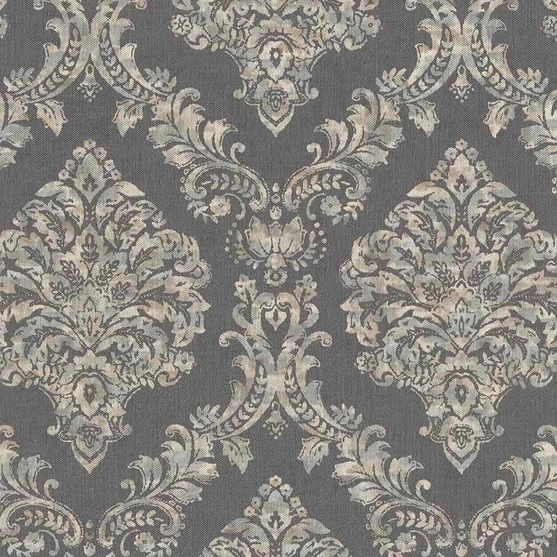 Tapete Schwarz, Anthrazit Rasch Vliestapete (421156)