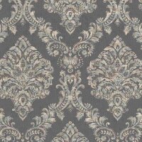 Tapete Schwarz, Anthrazit Rasch Vliestapete (421156)