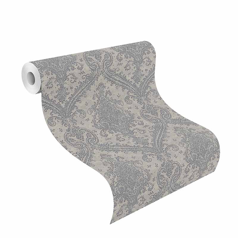 Tapete Grau, Silber Rasch Vliestapete (420548)