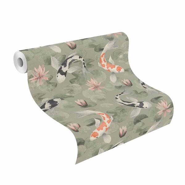 Tapete Grün Rasch Vliestapete (409437)