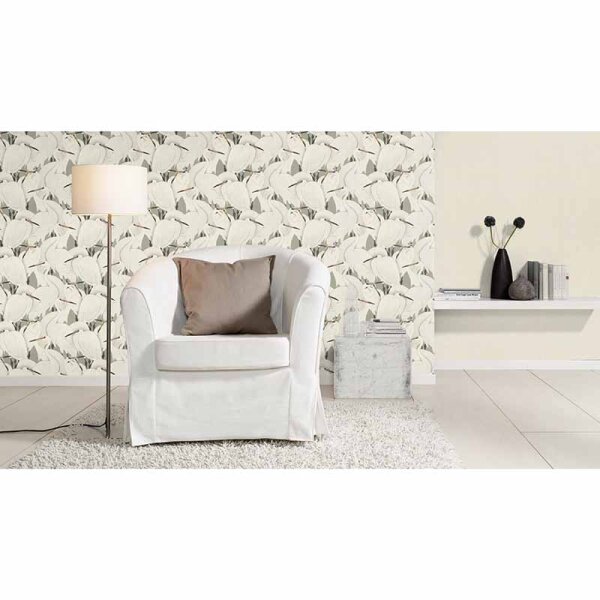 Tapete Grau, Silber Rasch Vliestapete (407921)