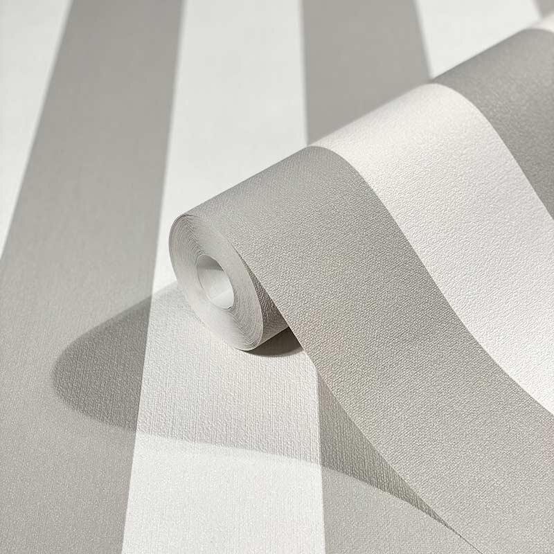 Tapete Grau, Silber, Weiß Novamur Vliestapete (82264)