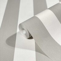 Tapete Grau, Silber, Wei&szlig; Novamur Vliestapete (82264)
