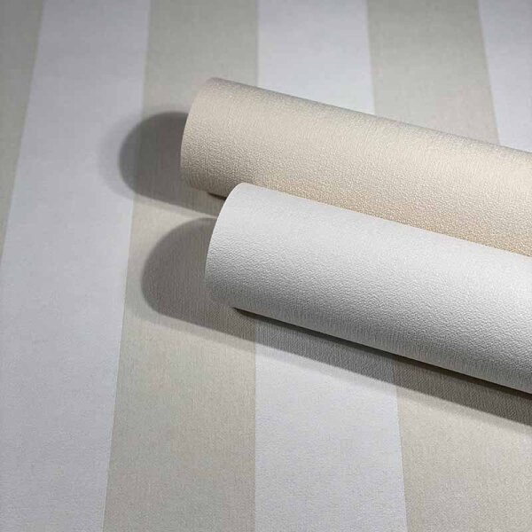Tapete Beige, Creme, Weiß Novamur Vliestapete (82260)