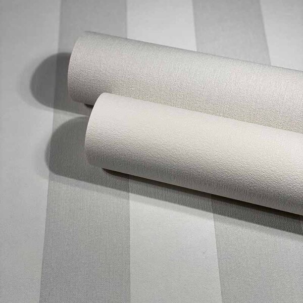 Tapete Grau, Silber, Weiß Novamur Vliestapete (82258)