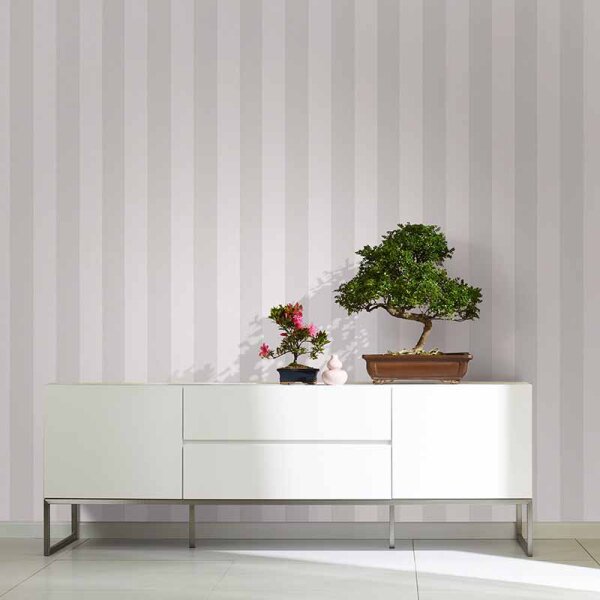 Tapete Grau, Silber, Weiß Novamur Vliestapete (82258)