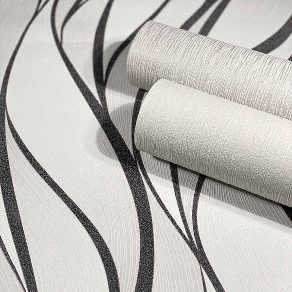 Tapete Grau, Silber Novamur Vliestapete (82238)