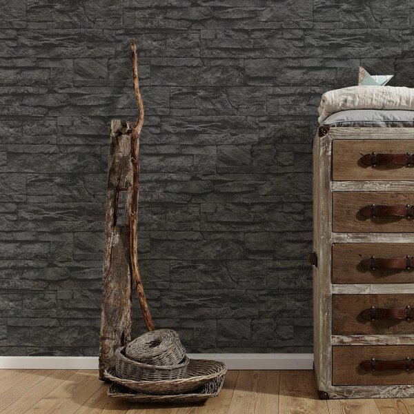 Tapete Grau, Silber AS-Creation Vliestapete (707123)