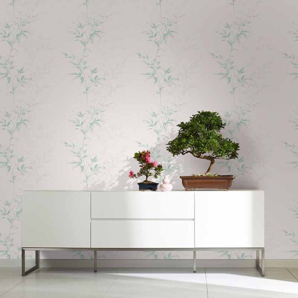 Tapete Weiß Novamur Vliestapete (82222)