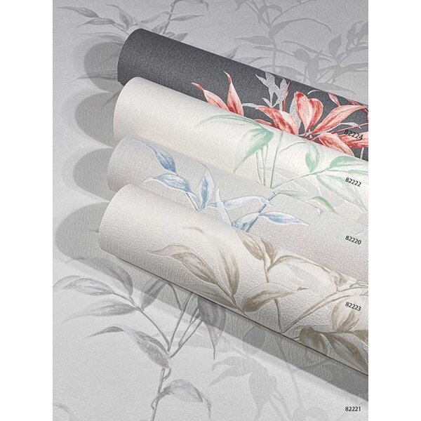 Tapete Weiß Novamur Vliestapete (82221)