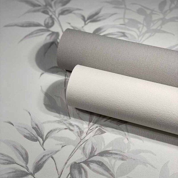 Tapete Weiß Novamur Vliestapete (82221)