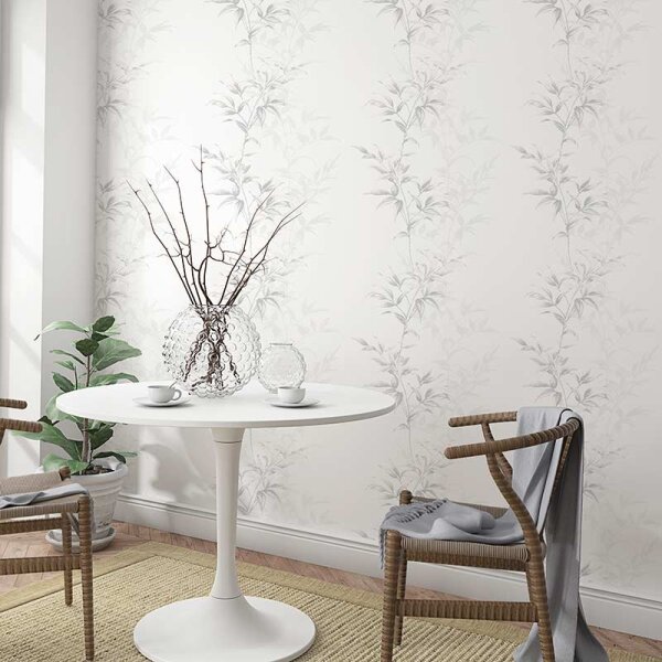 Tapete Weiß Novamur Vliestapete (82221)