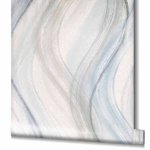 Tapete Blau, Grau, Silber Marburg Vliestapete (32445)