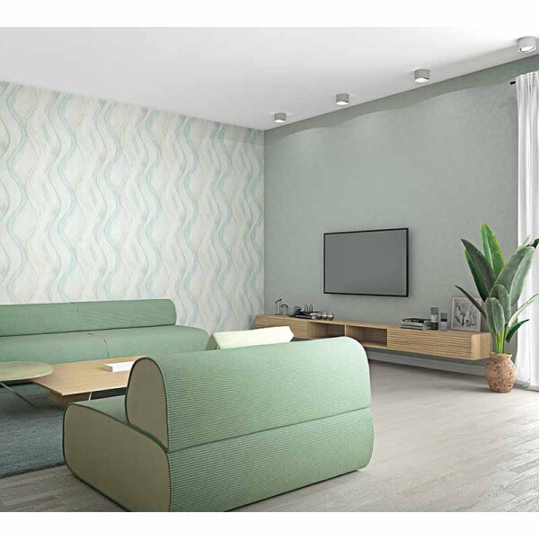 Tapete Grün, Weiß Marburg Vliestapete (32442)