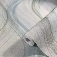 Tapete Gr&uuml;n, Wei&szlig; Marburg Vliestapete (32442)