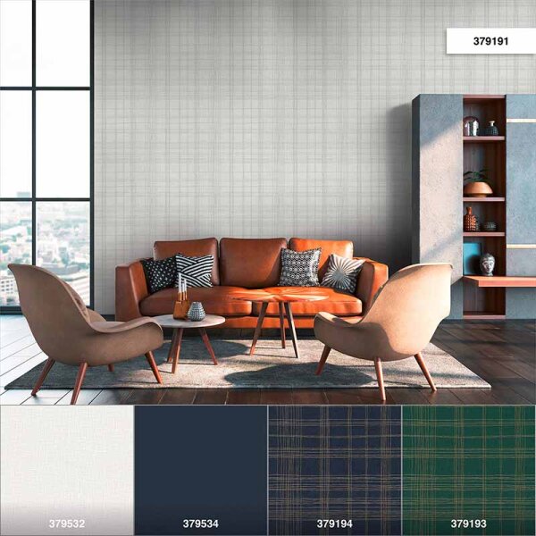 Tapete Grau, Silber livingwalls Vliestapete (379191)