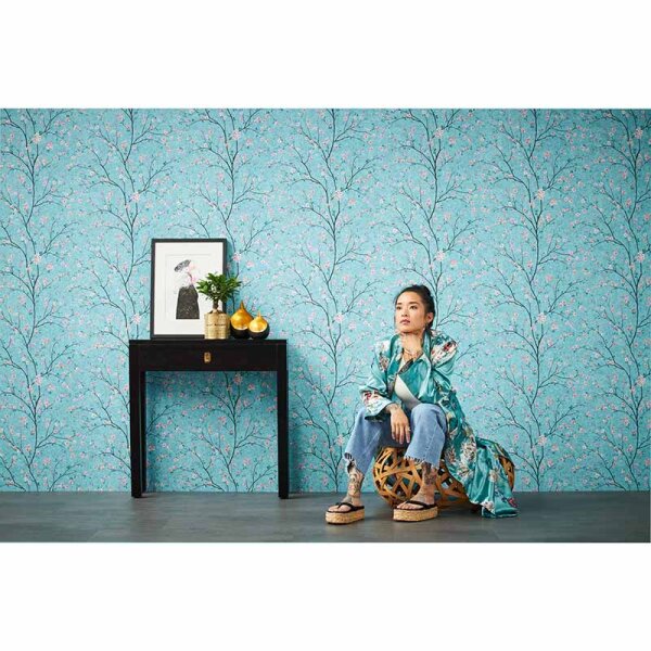 Tapete Blau livingwalls Vliestapete (379123)