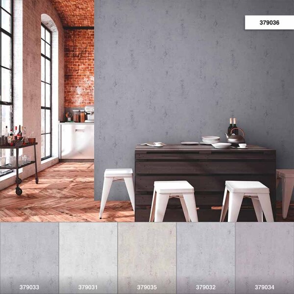 Tapete Grau, Silber livingwalls Vliestapete (379036)