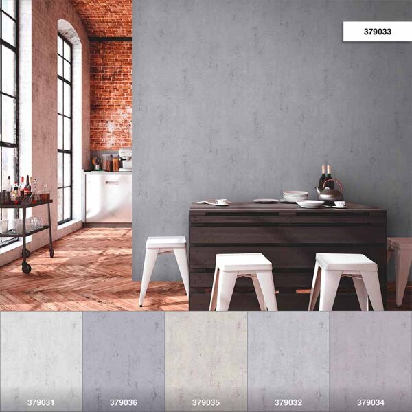 Tapete Grau, Silber livingwalls Vliestapete (379033)